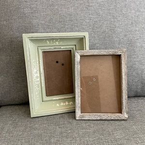 2 rustic picture frames